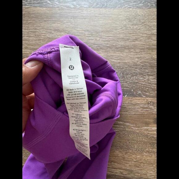 Lululemon Align High Rise 28” Moonlit Magenta Size 2 NWT - Picture 3 of 5